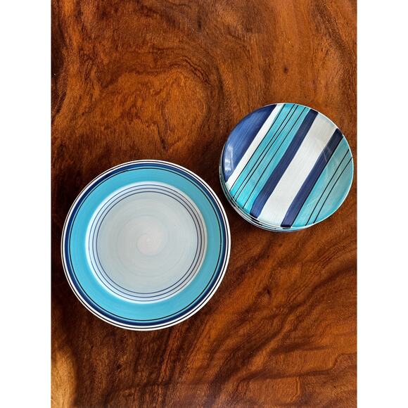 Vintage Cool River Dinner Plates by Pfaltzgraff Set/4 - Picture 11 of 14